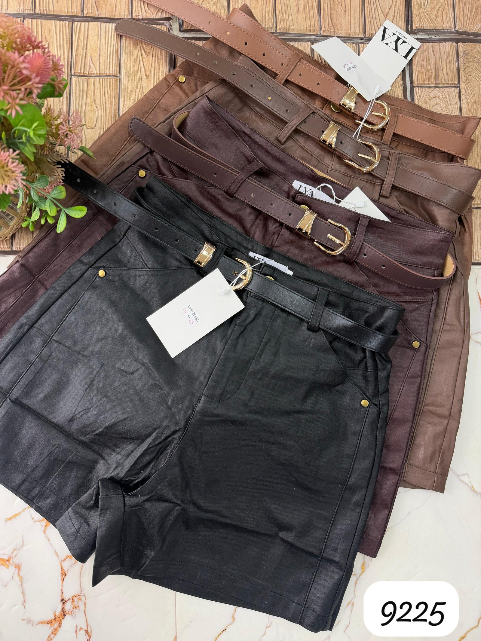 Short Simil Con Cinto Ref Lya-25085