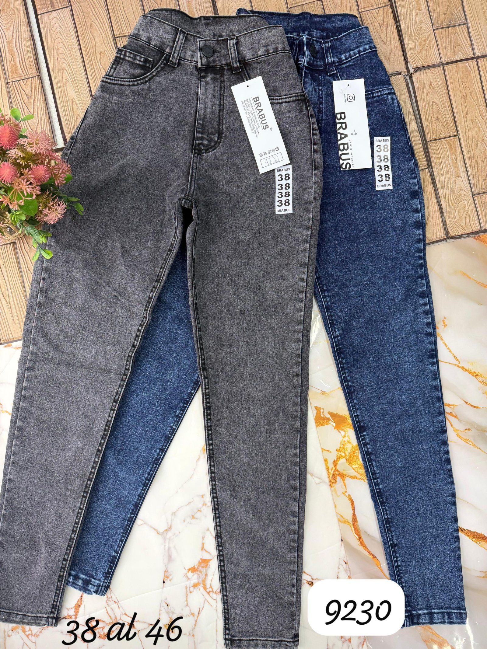 JEANS DAMA BRABUS REF BD-05 COD 9230