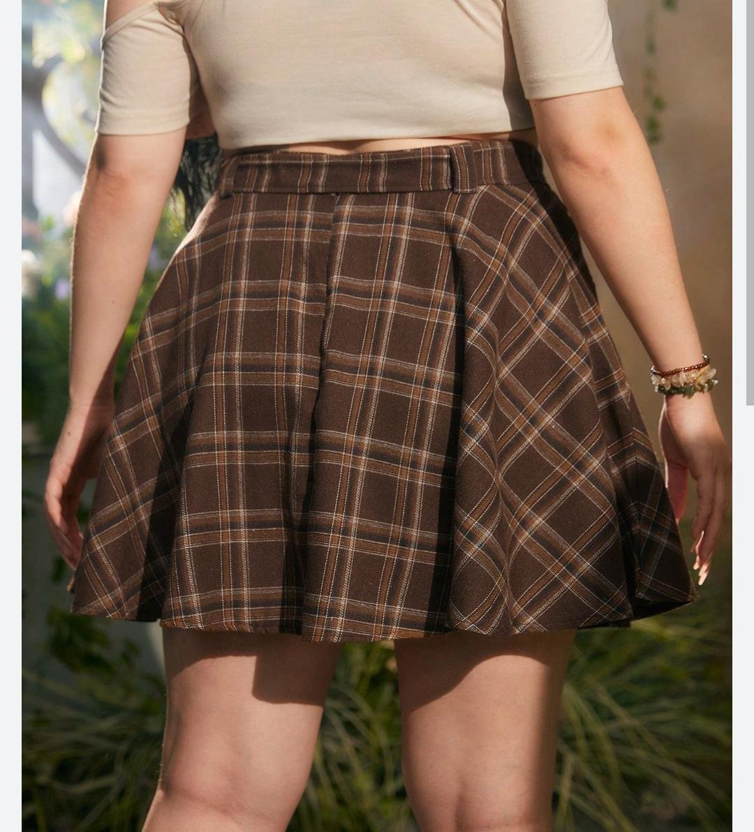 SHORT POLLERA XADREZ