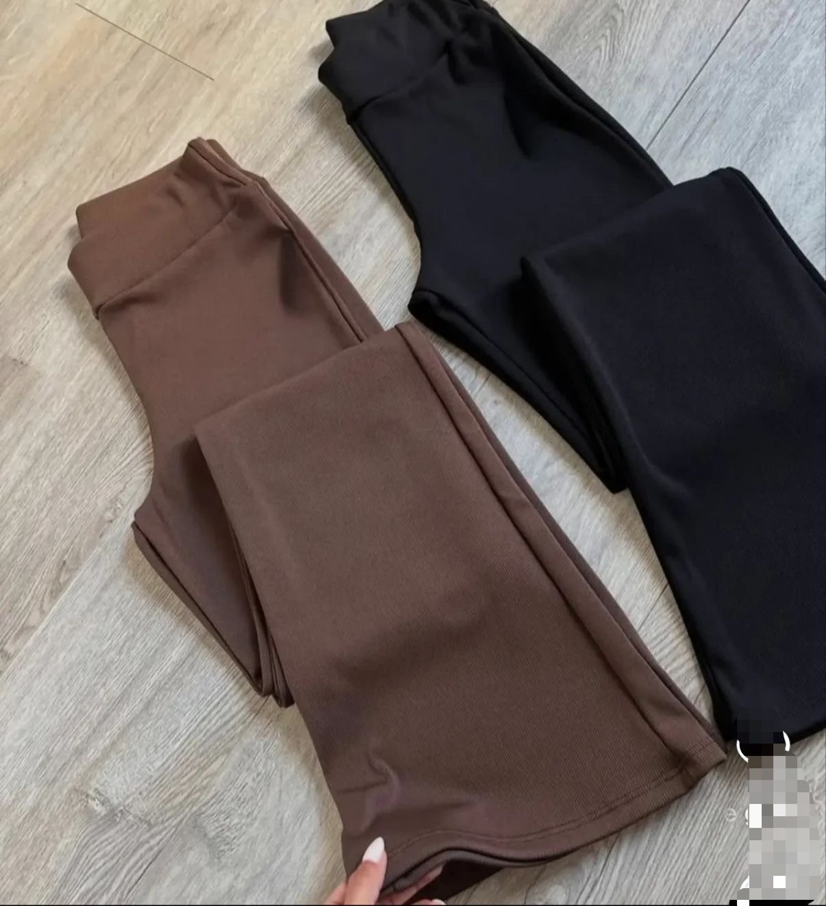 Calza flare frizado por dentro 9474