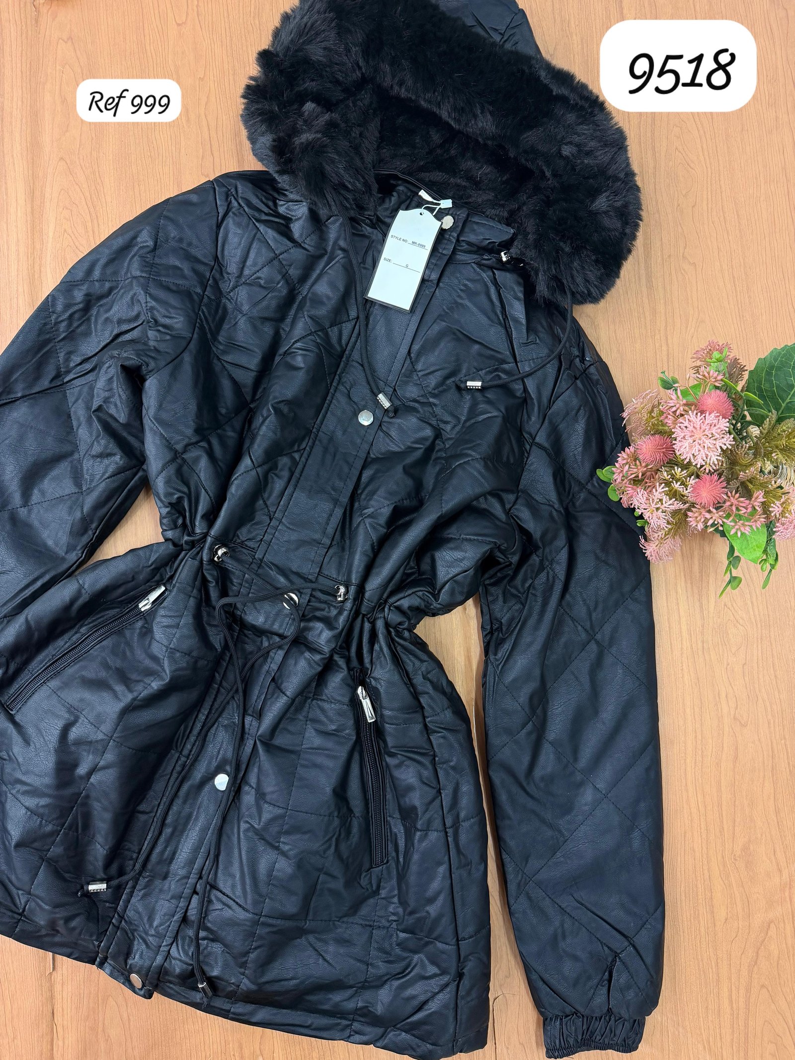 Parka eco cuero ref 8999
