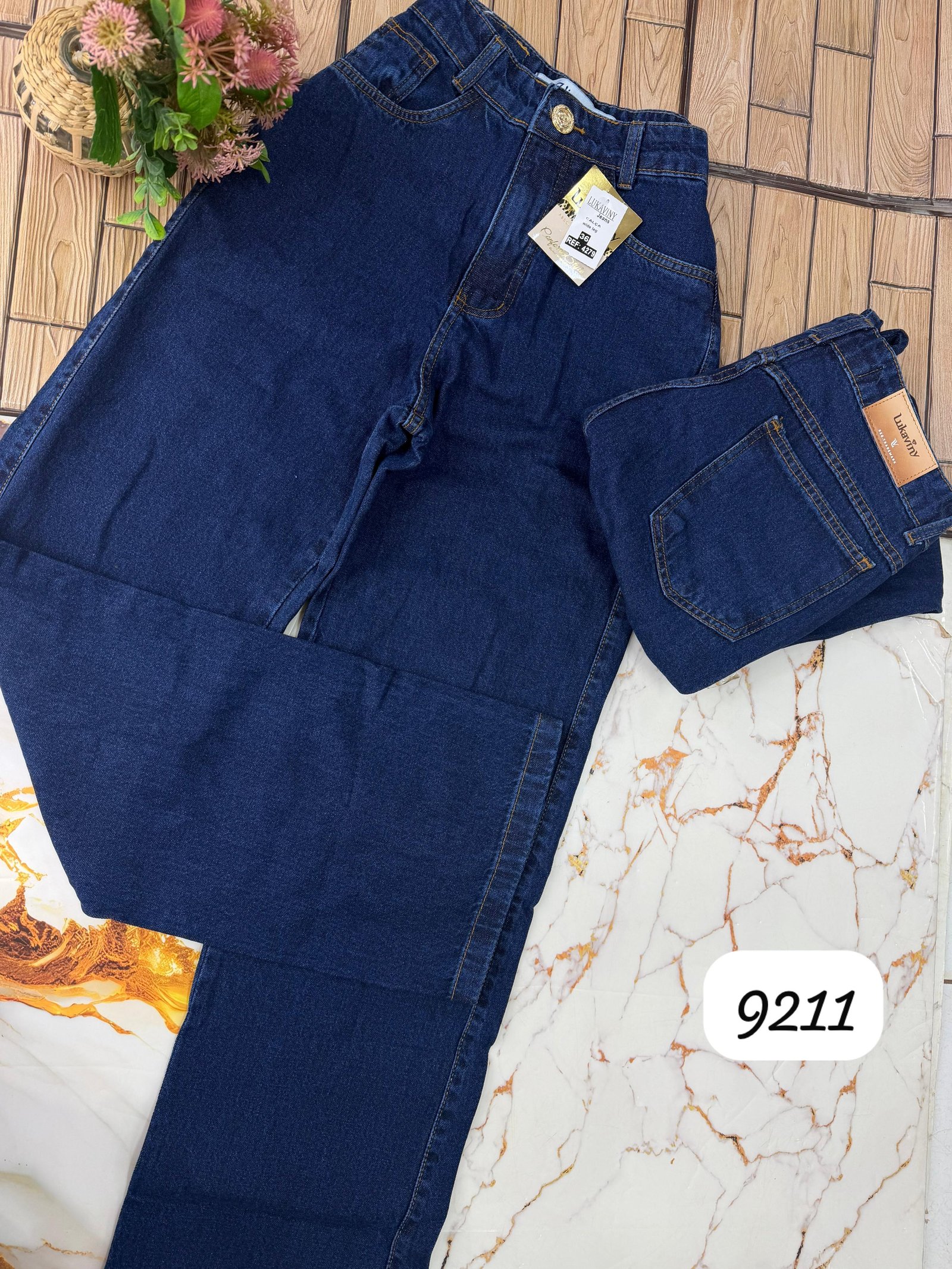 Pantalon Jean Wide Leg Lukaviny 9211
