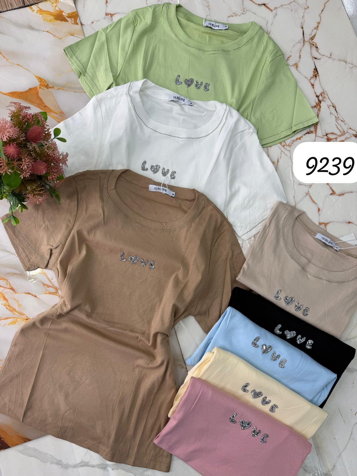 BLUSA IMPORTADO LOVE CON PIEDRITAS REF PT717